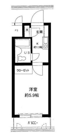 喜多見駅 徒歩3分 3階の物件間取画像